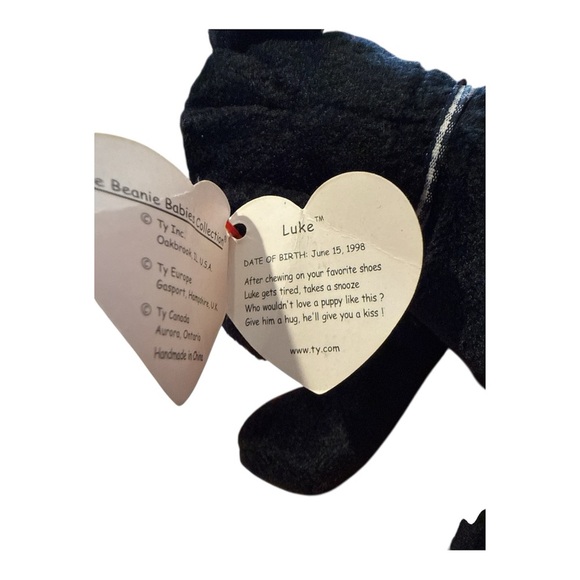 Ty Beanie Baby "Luke" Dog 1999 (Mulitple Tag Errors/Extremely Rare) *MINT* - Picture 6 of 6